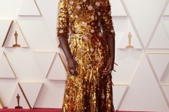Oscar® co-host Lupita Nyong'o arrives on the red carpet of the 94th Oscars® at the Dolby Theatre at Ovation Hollywood in Los Angeles, CA, on Sunday, March 27, 2022.