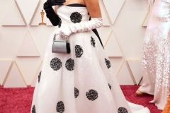 Diane Guerrero arrives on the red carpet of the 94th Oscars® at the Dolby Theatre at Ovation Hollywood in Los Angeles, CA, on Sunday, March 27, 2022.