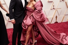 Carolina Gaitán with guest arrives on the red carpet of the 94th Oscars® at the Dolby Theatre at Ovation Hollywood in Los Angeles, CA, on Sunday, March 27, 2022.