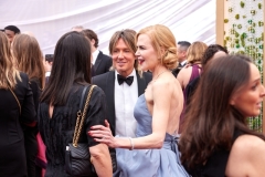 Keith Urban and Nicole Kidman arrive on the red carpet of the 94th Oscars® at the Dolby Theatre at Ovation Hollywood in Los Angeles, CA, on Sunday, March 27, 2022.