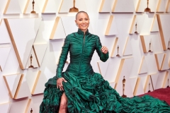 Jada Pinkett Smith arrives on the red carpet of the 94th Oscars® at the Dolby Theatre at Ovation Hollywood in Los Angeles, CA, on Sunday, March 27, 2022.