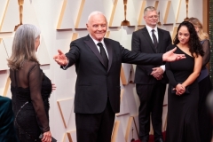 Sir Anthony Hopkins arrives on the red carpet of the 94th Oscars® at the Dolby Theatre at Ovation Hollywood in Los Angeles, CA, on Sunday, March 27, 2022.