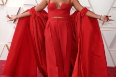 Oscar® nominee Ariana DeBose arrives on the red carpet of the 94th Oscars® at the Dolby Theatre at Ovation Hollywood in Los Angeles, CA, on Sunday, March 27, 2022.