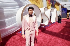 Sebastián Yatra arrives on the red carpet of the 94th Oscars® at the Dolby Theatre at Ovation Hollywood in Los Angeles, CA, on Sunday, March 27, 2022.