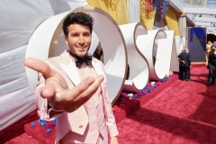 Sebastián Yatra arrives on the red carpet of the 94th Oscars® at the Dolby Theatre at Ovation Hollywood in Los Angeles, CA, on Sunday, March 27, 2022.