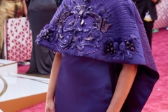 Naomi Scott arrives on the red carpet of the 94th Oscars® at the Dolby Theatre at Ovation Hollywood in Los Angeles, CA, on Sunday, March 27, 2022.