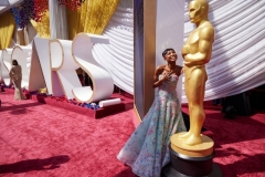 Saniyya Sidney arrives on the red carpet of the 94th Oscars® at the Dolby Theatre at Ovation Hollywood in Los Angeles, CA, on Sunday, March 27, 2022.