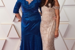 Oscar® nominee Joanna Quinn and guest arrive on the red carpet of the 94th Oscars® at the Dolby Theatre at the Ovation Hollywood in Los Angeles, CA, on Sunday, March 27, 2022.