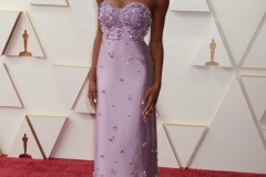 Demi Singleton arrives on the red carpet of the 94th Oscars® at the Dolby Theatre at Ovation Hollywood in Los Angeles, CA, on Sunday, March 27, 2022.
