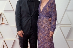 Josh Brolin and Kathryon Boyd Brolin arrive on the red carpet of the 94th Oscars® at the Dolby Theatre at Ovation Hollywood in Los Angeles, CA, on Sunday, March 27, 2022.