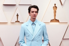 Oscar® nominee Kodi Smit-McPhee arrives on the red carpet of the 94th Oscars® at the Dolby Theatre at Ovation Hollywood in Los Angeles, CA, on Sunday, March 27, 2022.