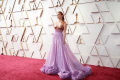 Oscar® nominee Jessica Chastain arrives on the red carpet of the 94th Oscars® at the Dolby Theatre at Ovation Hollywood in Los Angeles, CA, on Sunday, March 27, 2022.