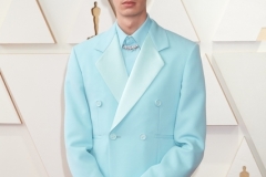 Oscar® nominee Kodi Smit-McPhee arrives on the red carpet of the 94th Oscars® at the Dolby Theatre at Ovation Hollywood in Los Angeles, CA, on Sunday, March 27, 2022.