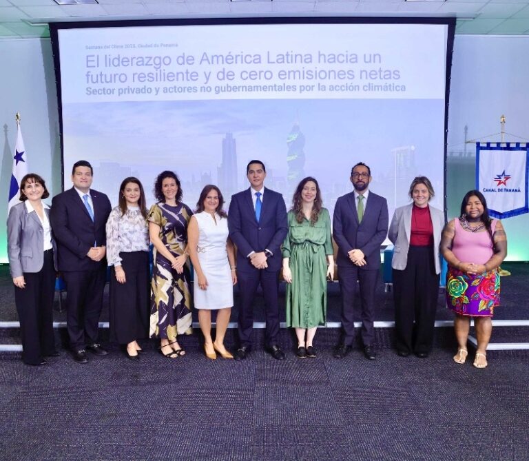 El Canal de Panamá impulsa la acción climática en evento regional sobre resiliencia y cero emisiones netas